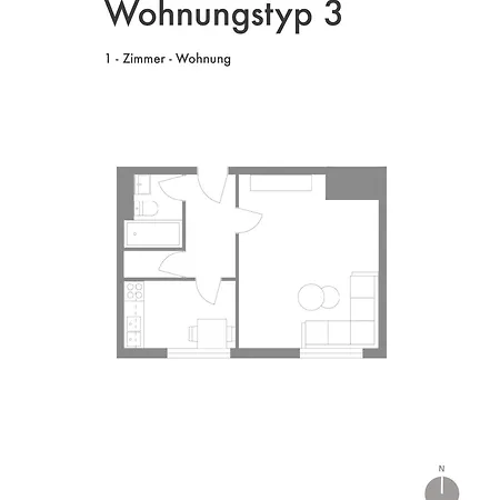 Apartmán Modern 3 Mnichov